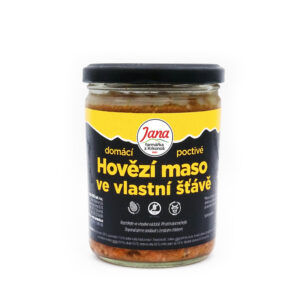 Hovězí maso ve vlastní šťávě