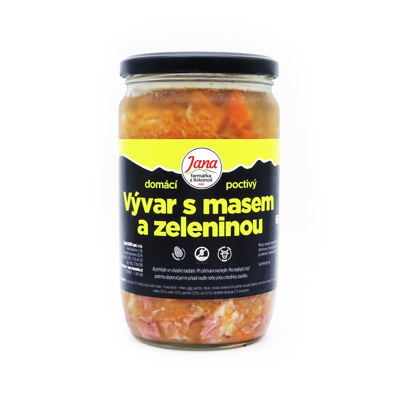 Vývar s masem a zeleninou