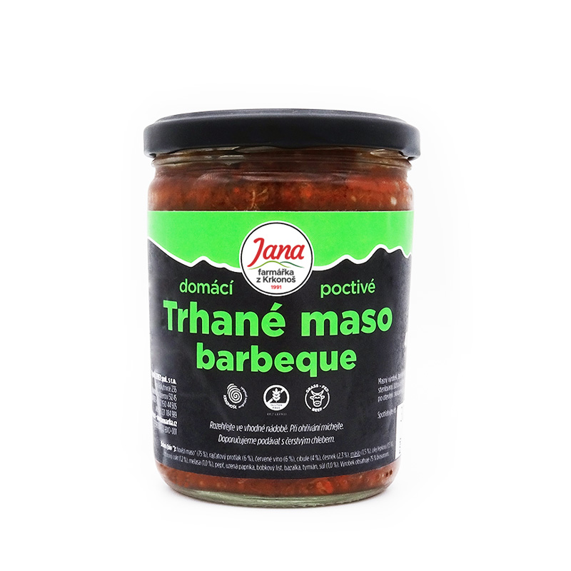 Trhané maso BBQ