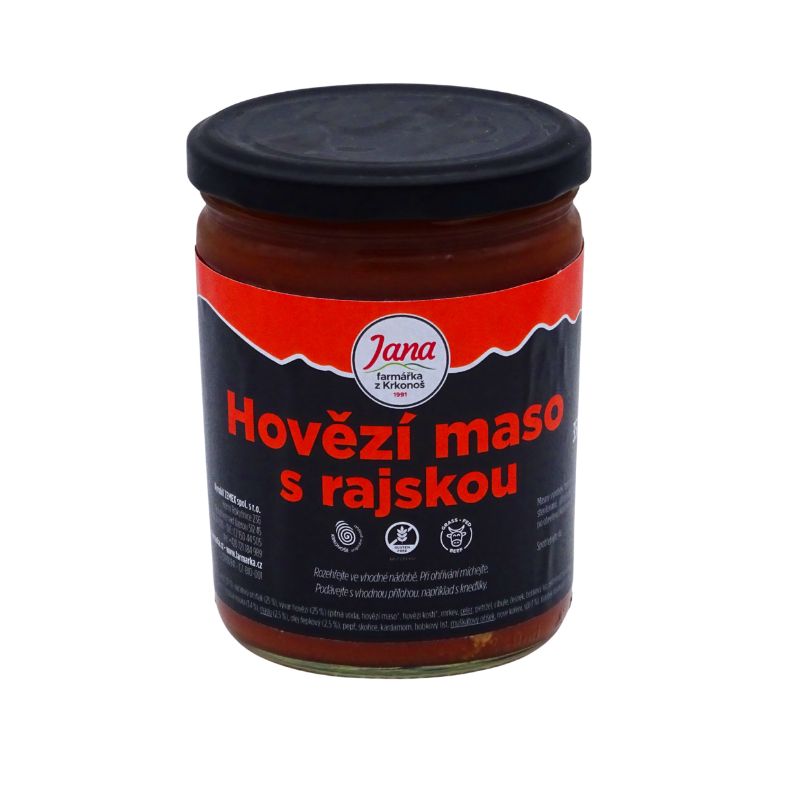 Malé hovězí maso s rajskou
